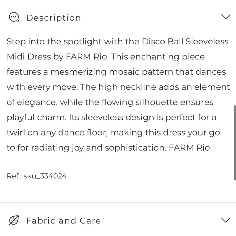 FARM Rio Disco Ball Sleeveless Mini Dress - XL - Picture 11 of 12